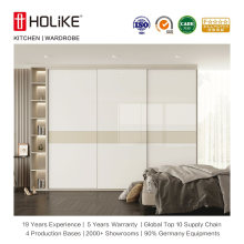 Integrated Cabinet Design Pet Highlight Panel MDF Bedroom Wardrobe